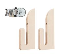 Appendiabiti per skateboard, 1 paio, in legno resistente, per skateboard, snowboard, per casa, appartamento, garage, skate, soggiorno, garage, skateboarder