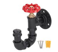 Appendiabiti per tubi industriali, resistente rustico per cappello, accappatoio, asciugamano, montaggio a parete, appendiabiti, appendiabiti, per casa, bagno, ufficio, design con (B)