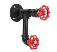 Appendiabiti per tubi industriali, resistente rustico per cappello, accappatoio, asciugamano, montaggio a parete, appendiabiti, appendiabiti, per casa, bagno, ufficio, design con (C)