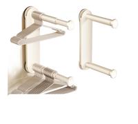 Appendiabiti pieghevole da parete con ventosa sottovuoto lunghezza regolabile