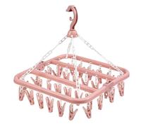Appendiabiti pieghevole extra spesso, capacità 32 ganasce, ideale per la lavanderia, soluzione di stoccaggio per interni ed esterni, robusto stendibiancheria per balcone