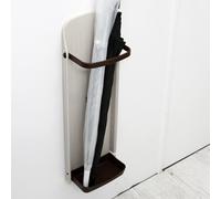 Appendiabiti pieghevole portaombrelli da parete con attacco magnetico, spazio...