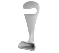 Appendiabiti Porta Abiti da Esterno 43x116 cm con Scomparto per Scarpe in Resina Arkema Pisolo Bianco