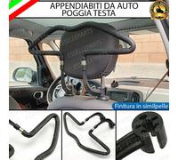 APPENDIABITI PORTA GIACCA JEEP CHEROKEE KL GRUCCIA ANTISCIVOLO PER POGGIATESTA