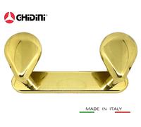 APPENDIABITI PORTABITO A MURO GHIDINI CADDY in Ottone Made in Italy Appendiabito