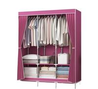 Appendiabiti portatile con copertura pieghevole camera da letto armadio durevole soluzione di archiviazione per vestiti armadio temporaneo per la casa Design salvaspazio