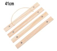 Appendiabiti Poster da Parete Scrolls Naturale Legno di Pino Bloc Notes Foto