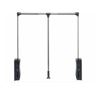 Appendiabiti retrattile regolabile salvaspazio asta armadio per la casa nization durevole design a doppio effetto si adatta agli armadi da 690 920 mm ideale per massimizzare lo spazio di archiviazione