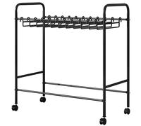Appendiabiti salvaspazio con Ruote: Un Appendiabiti Multifunzionale da Pavimento con Ruote per riporre Pantaloni, Sciarpe, Asciugamani, ECC. - Alto 76 cm per Una Facile conservazione.