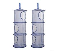 Appendiabiti salvaspazio per l'organizzazione della porta dell'armadio (blu | Materiale a rete robusto, tessuto traspirante, previene la polvere, supporta oggetti pesanti, rosso, blu, verde, rosa, viola