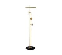 Appendiabiti, Semplice appendiabiti for uso domestico, supporto da pavimento in marmo, ganci for camera da letto, semplice decorazione for mensola sospesa, giacca, sciarpa, bagno, appendiabiti(Gold)