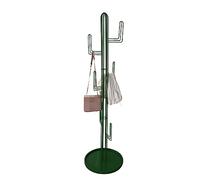 Appendiabiti Stand Appendiabiti Autoportante Appendiabiti Con Base Rotonda Stabile A Forma Di Cactus for Vestiti Cappelli, Borse for Ingresso Corridoio Camera Da Letto, Metallo ( Color : Green )