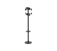 Appendiabiti Stand3 - 8 posti - 175 x 37 cm - nero - Alba