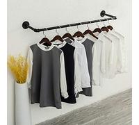 Appendiabiti Stile Industriale, Espositore per Indumenti, Appendiabiti Commerciale per Negozio di Abbigliamento, Montaggio a Parete, Lunghezza 80 cm, 100 cm, 120 cm (Dimensioni : 80 * 25cm) Decoration