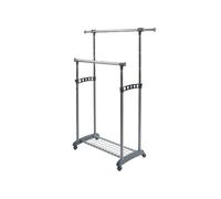 Appendiabiti su ruote Gastone - 2 barre - Perfetto