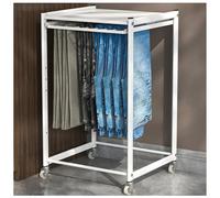 Appendiabiti su Ruote: Un Appendiabiti Multifunzionale salvaspazio Che può Essere utilizzato Come Appendiabiti per Pantaloni, Sciarpe e Cravatte, Ideale per organizzare Jeans e Pantaloni nel