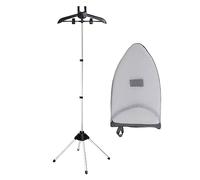 Appendiabiti Vapore - Indumento Steamer Rack | in Piedi Steamer Clothes Hanger per i Vestiti | Supporto Vapore telescopico Pieghevole | Staffa per Ferro Vapore per La Casa