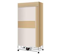 Appendiabiti verticale Stendibiancheria riscaldato Asciugatrice per interni Armadio per asciugare Elettrico 1000W Portatile Asciugatura rapida Funzionamento silenzioso Ampia capacità di spazio co