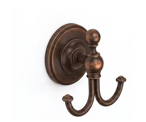 Appendiabito Doppio BRITISH Dimensioni 6.0x8.0xh8.00 cm Stile Inglese Classico primo Novecento finitura Bronzo bronzo
