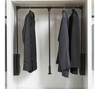 Appendiabito saliscendi Armadio Originale - Appendiabito saliscendi per armadio - barra appendiabiti saliscendi largo regolabile Appendiabiti Lift 20 kg