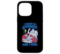 Appendice Ho combattuto e ho vinto il recupero chirurgico maschile divertente Custodia per iPhone 14 Pro Max