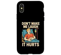 Appendice La chirurgia non mi fa ridere fa male al paziente maschile Custodia per iPhone X/XS