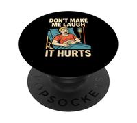 Appendice La chirurgia non mi fa ridere fa male al paziente maschile PopSockets PopGrip Adesivo