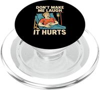 Appendice La chirurgia non mi fa ridere fa male al paziente maschile PopSockets PopGrip per MagSafe