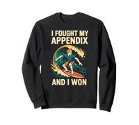 Appendice Warrior Ho combattuto e Ho Vinto Il Recupero Chirurgico Maschile Felpa