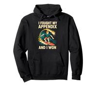 Appendice Warrior Ho combattuto e Ho Vinto Il Recupero Chirurgico Maschile Felpa con Cappuccio
