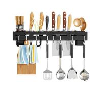 Appendicoltelli da parete con ganci | Griglia per asciugare coltelli per casa, hotel, stoccaggio coltelli, tened