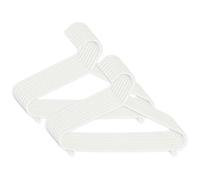 appendini bieco Bebé Bambino Hanger appendiabiti grucce di plastica per bambini per la conservazione guardaroba lunghezza armadietto 29,5 centimetri, 16 pezzi, bianco, stretto, ARTN 90.016.147