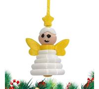 Appendini con corda ornamentale - Decorazioni per albero di Natale in resina, ornamenti per feste per bambini e adulti, perfetti per finestre, auto, borse, casa e bomboniere