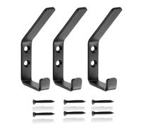 Appendini da Muro, 3 Pezzi, Ganci Appendiabiti, Appendino da Parete, Semplicità Moderna, Attaccapanni da Muro per Abiti Cappelli Borse Chiavi per Pannello Fonoassorbente, per Bagno, Camera da Letto