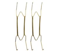 Appendini da parete per piatti, posate, 8 10 12 14 30 cm da parete per piatto piatto da parete per decorazione domestica, organizer per armadi a muro con piastra invisibile (dimensioni: 8 ", 2 pezzi)