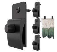 Appendini da Parete Per Trapunte, Appendini Per Tappeti Murali | 4 Pezzi Clip Per Display Piumone Di Copertura Arazzo Per La Mura,Appendini Per Opere D'Arte Per Decorazione Murale Interna P