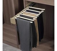 Appendini estraibili per pantaloni, estensibile, telescopico, per organizzare e riporre jeans, design salvaspazio