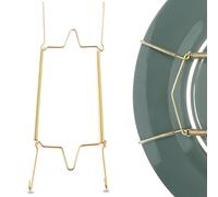 Appendini invisibili per piatti da parete, in acciaio inox, ganci a molla, per appendere alla parete, 32-37 cm (12-14 pollici)