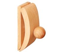 Appendini per arazzi Appendiabiti da parete in legno di faggio Appendiabiti da parete per trapunta minimalista con viti di installazione Tappeto per pareti Morsetti per grucce per coperte per moq.