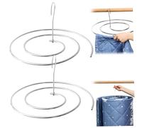 Appendini per Trapunta 2 Pezzi Appendini per Trapunta in Foglio a Spirale Appendini per Coperte Salvaspazio Appendini in Acciaio Inossidabile Appendini per Asciugatura Pesanti per Copridivani Coperte