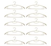 Appendini testurizzati che afferrano saldamente i vestiti riducendo al minimo i punti di pressione sulle spalle e la distorsione del colletto (bianco)