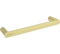 Appendino a muro per gli asciugamani 30 cm in acciaio finitura oro spazzolato - Endor