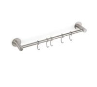 APPENDINO ADESIVO A 5 GANCI IN ACCIAIO INOX EMUCA