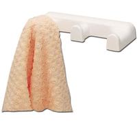 Appendino Appendiabiti Bagno Durolite Bianco 3 Posti