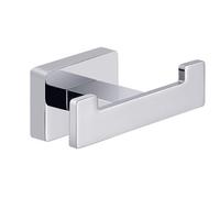 Appendino doppio atena cromato gedy 442613 per arredo bagno accessori