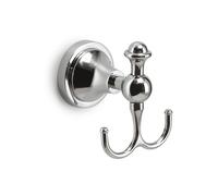 Appendino Doppio da Parete in Acciaio Dim. Cm (Lxpxh): 8 x 8,2 x 10,4 GDY