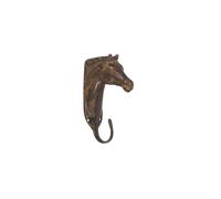 Appendino Gancio attaccapanni in ottone cavallo 14 cm portabriglie appendino
