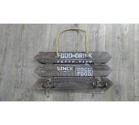 APPENDINO legno corde FOOD AND DRINK ARREDAMENTO 40 x 20 cm