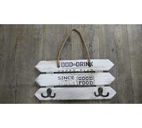 APPENDINO legno corde FOOD AND DRINK ARREDAMENTO 40 x 20 cm
