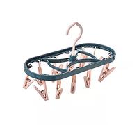 Appendino per Biancheria Intima,Bucato Molletta Stendibiancheria da Appendere Antivento ,con 12 Clip ,per Vestiti Del Bambino Reggiseni, Asciugamani